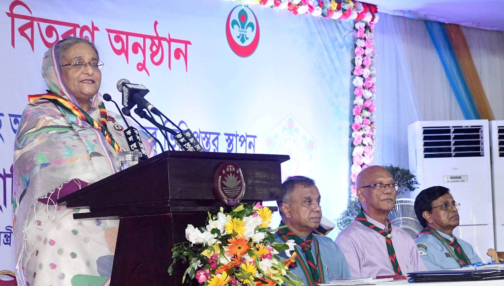 সকল শিক্ষাপ্রতিষ্ঠানে গার্ল গাইডস’র শাখা খোলা হবে : প্রধানমন্ত্রী