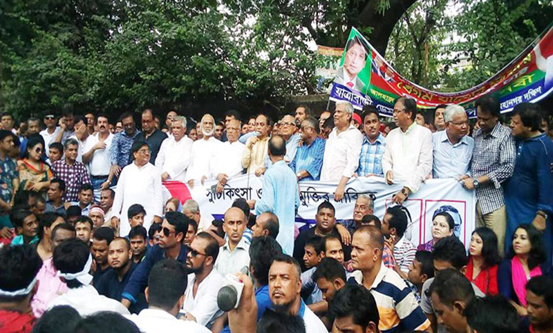 খালেদার মুক্তি ছাড়া নির্বাচন করবে না  বিএনপি