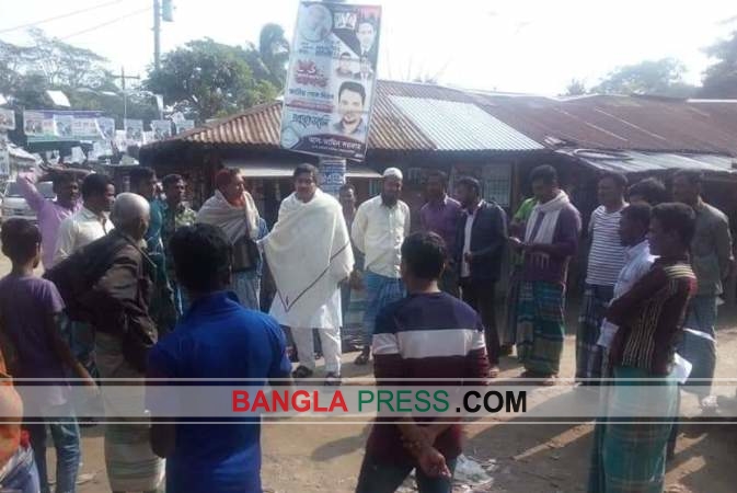 লক্ষ্মীপুর-২ আসনে স্বতন্ত্র প্রার্থী টিটু’র সিংহ প্রতীকে গণ সংযোগ