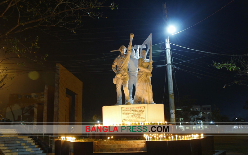 ‘জয় বাংলা ভাস্কর্য’ জাতীয় কবি কাজী নজরুল ইসলাম বিশ্ববিদ্যালয়