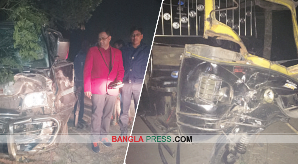 ময়মনসিংহ-কিশোরগঞ্জ মহাসড়কে মাইক্রোবাস-মাহেন্দ্র মুখোমুখি সংঘর্ষে আহত ১১