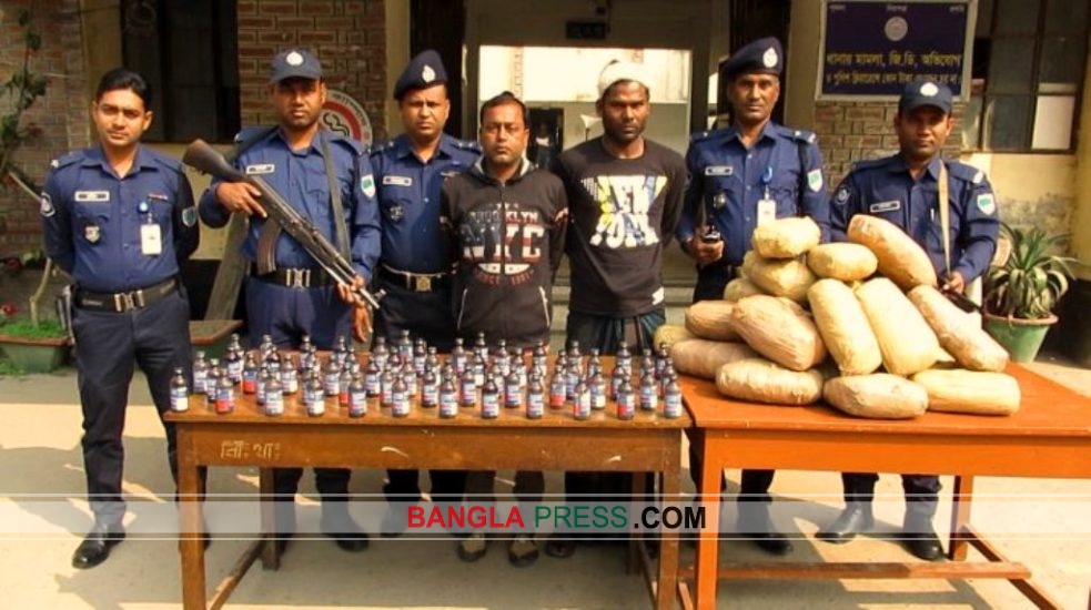ঝিনাইদহে বিপুল পরিমান মাদকসহ ২ জন আটক