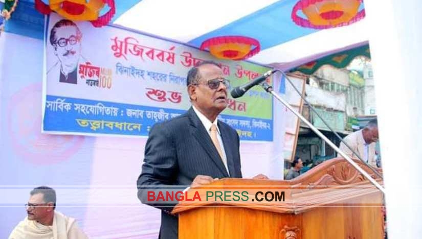 ঝিনাইদহে মুজিববর্ষ উদযাপন উপলক্ষে আইপি ক্যামেরা স্থাপন কাজের শুভ উদ্বোধন