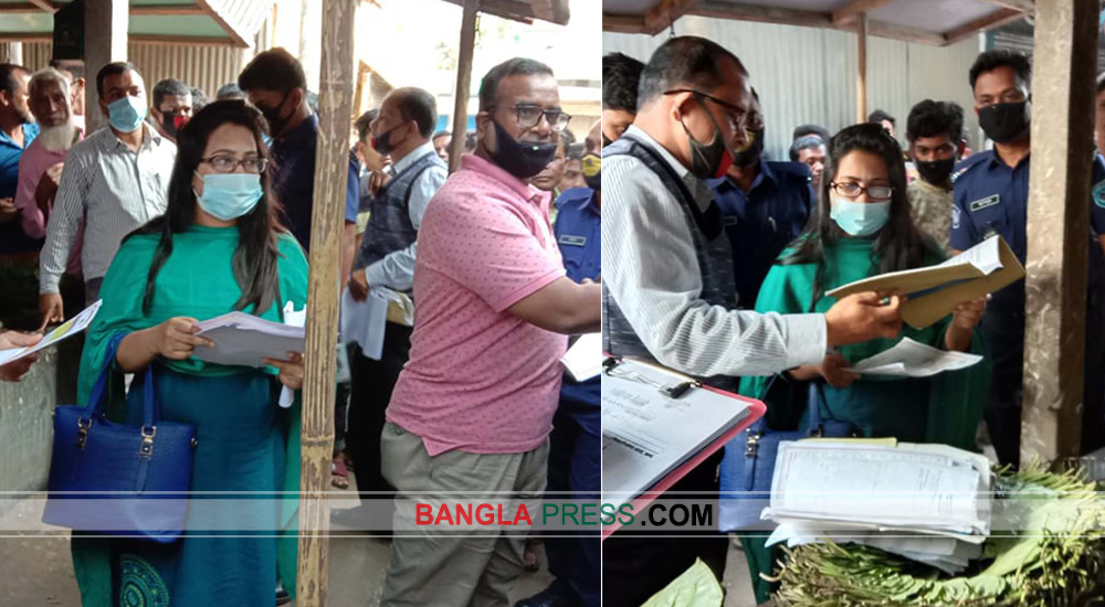 ডোমারে ভ্রাম্যমান আদালতে ২ দোকানে জরিমানা