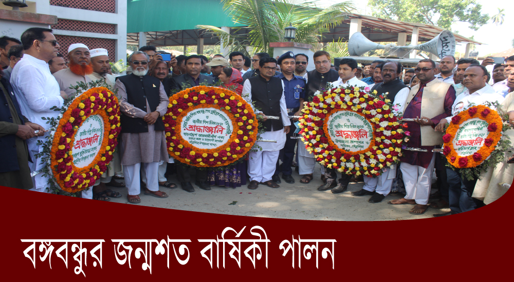 তেঁতুলিয়ায় মুজিববর্ষে বঙ্গবন্ধুর জন্মশতবার্ষিকী যাথাযোগ্য মর্যাদায় উদযাপন