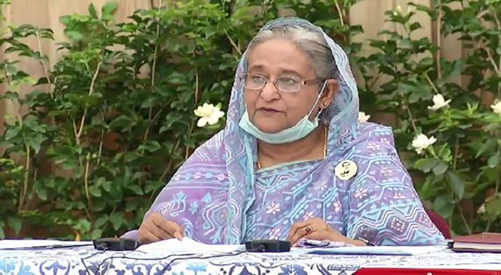 সংবাদ সম্মেলনে প্রধানমন্ত্রী : করোনা পরিস্থিতি আমাদের নিয়ন্ত্রণে আছে