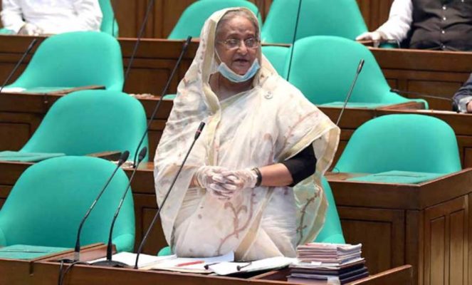 আজ সংসদে আসতে আমাকে বাধা দেয়া হয়েছিল : প্রধানমন্ত্রী
