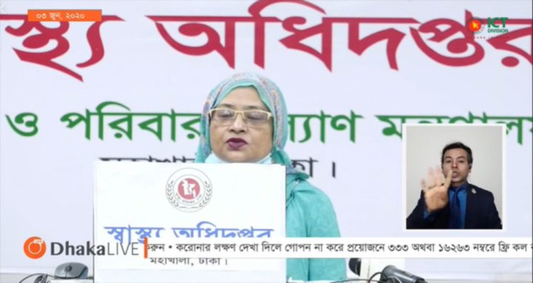 করোনায় আরও ৩৭ জনের মৃত্যু, নতুন শনাক্ত ২৬৯৫