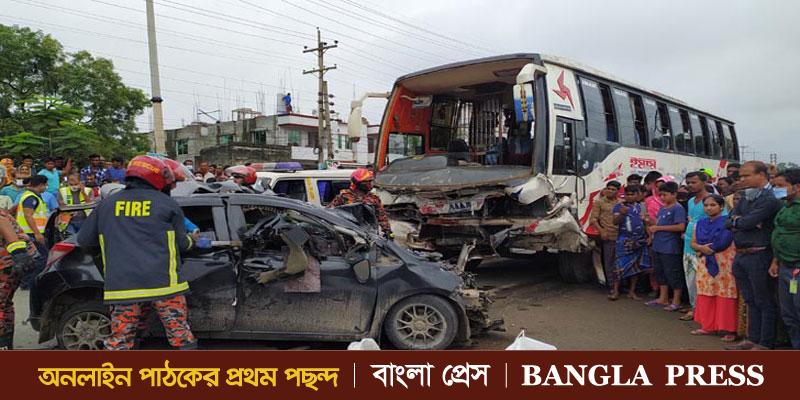 ভালুকায় মর্মান্তিক সড়ক দুর্ঘটনায় নিহত ৬