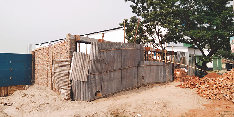 সৈয়দপুরে বিচারাধীন জায়গায় আবারও ঘর নির্মাণের চেষ্টা