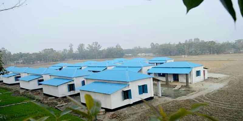 রাজারহাটে ঘর পাচ্ছে ৮০টি গৃহহীন পরিবার