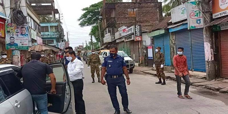 লকডাউনের দ্বিতীয় দিনে লক্ষ্মীপুরে ১১৯টি মামলা