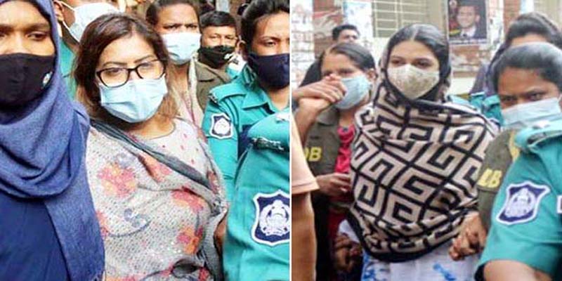 মডেল পিয়াসা ও মৌ ৩ দিনের রিমান্ডে