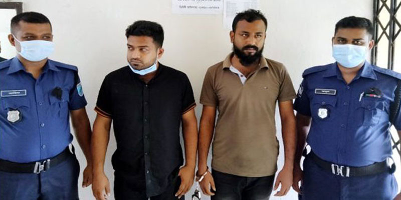 ফরিদপুরে আটক ২ যুবকের বিরুদ্ধে অর্থ পাচারের অভিযোগ