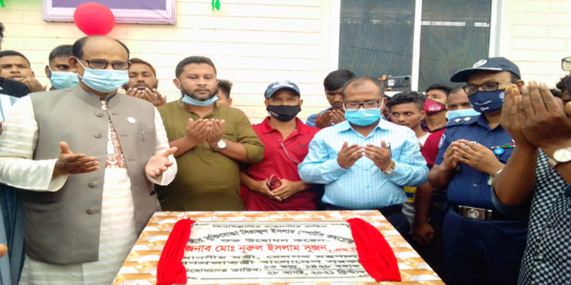 দেবীগঞ্জে বীর মুক্তিযোদ্ধা সিরাজুল স্পোর্টস কমপ্লেক্স উদ্বোধন করেন রেলমন্ত্রী