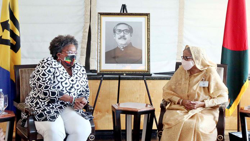 নিই ইয়র্কে হাসিনা-মোটলির সৌজন্য সাক্ষাৎ