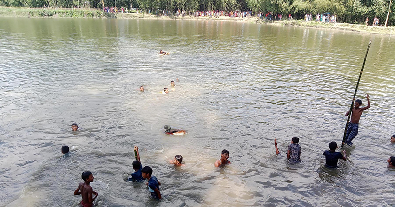 ডোমারে আন্তঃ জোড়াবাড়ী ইউনিয়ন হাঁস খেলা প্রতিযোগিতা অনুষ্ঠিত