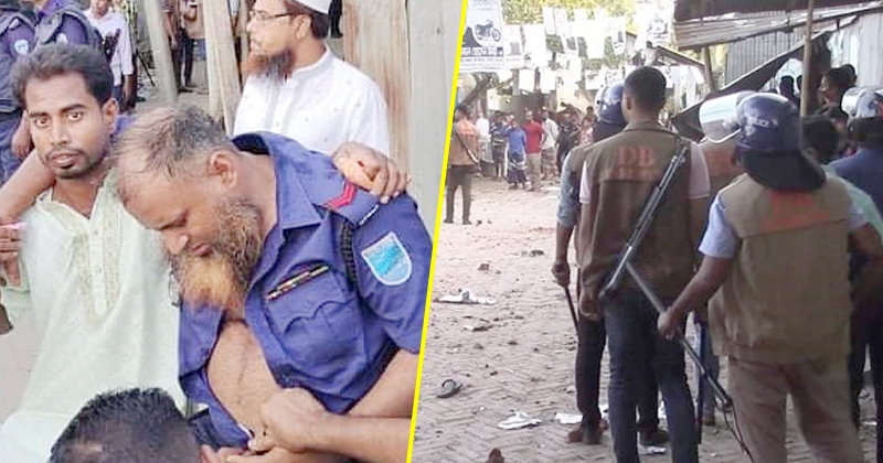 নগরকান্দায় ইউপি নির্বাচনকে কেন্দ্র করে সংঘর্ষ, পুলিশসহ আহত ২০