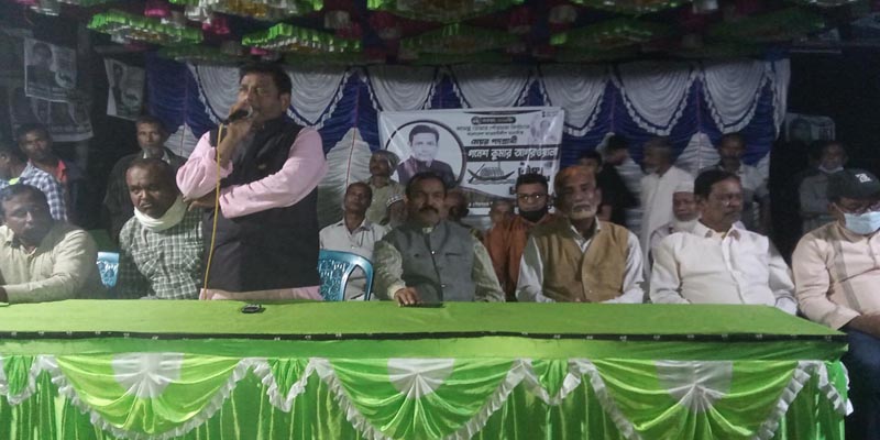 ডোমার পৌর নির্বাচনকে সামনে রেখে নৌকার প্রার্থীর পথসভা