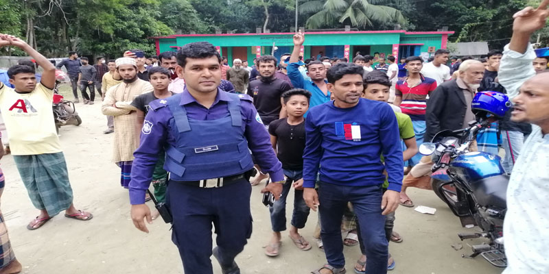 বেগমগঞ্জে পুনঃ ভোটের দাবিতে বিক্ষোভ