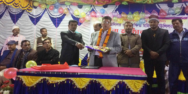 ডোমার পৌরসভার নব-নির্বাচিত মেয়র ও কাউন্সিলরগণের সংবর্ধনা