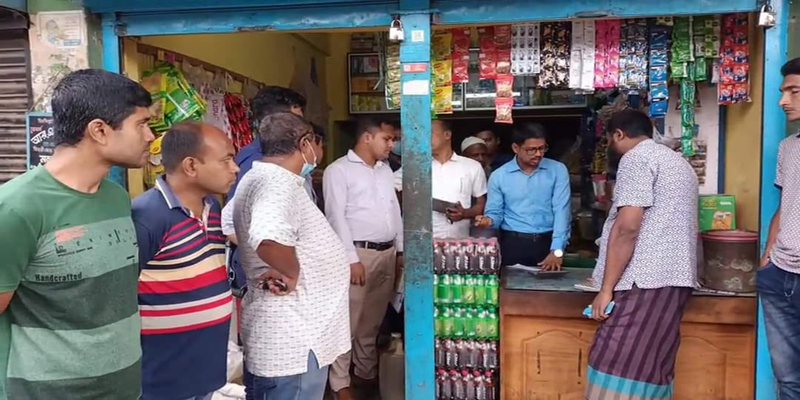 ঝিনাইদহের কালীগঞ্জে মিলে ভোক্তা অধিকার সংরক্ষণ অধিদপ্তরের অভিযান