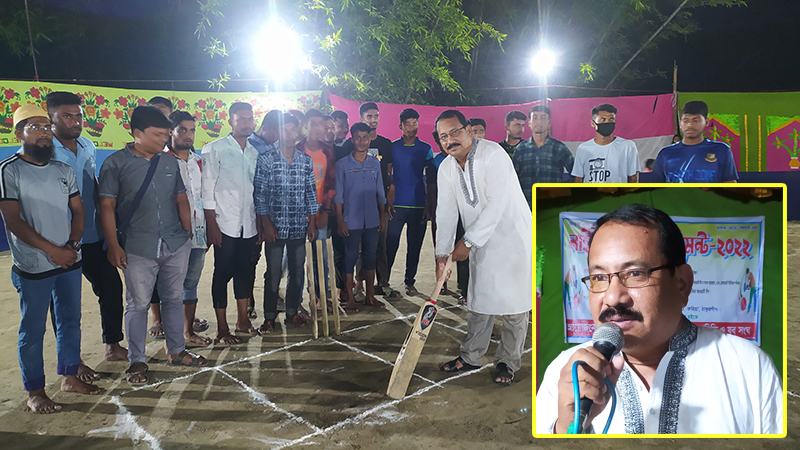 রুহিয়ায় নাইট ক্রিকেট টুর্নামেন্ট অনুষ্ঠিত