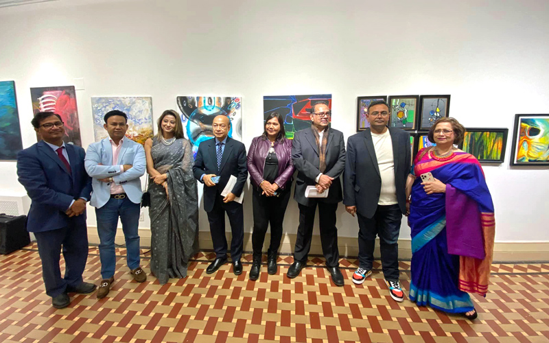 নিউ ইয়র্কে শুরু হয়েছে বাংলাদেশি ৩৪ শিল্পীর চিত্রকর্ম প্রদর্শনী