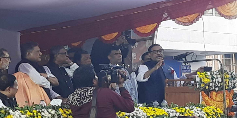 বিএনপির কথা শুনে ঘোড়াও হাঁসে: ওয়ায়দুল কাদের