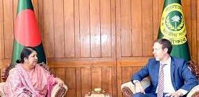 স্পিকারের সঙ্গে ইউএনডিপি'র আবাসিক প্রতিনিধির সাক্ষাৎ