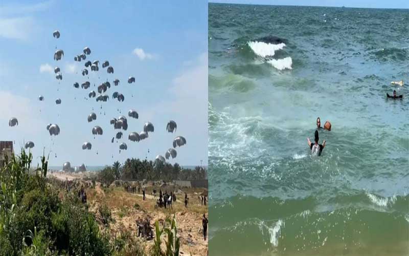 সাগরে ফেলা ত্রাণ আনতে গিয়ে ডুবে গেলেন ১২জন ফিলিস্তিনি