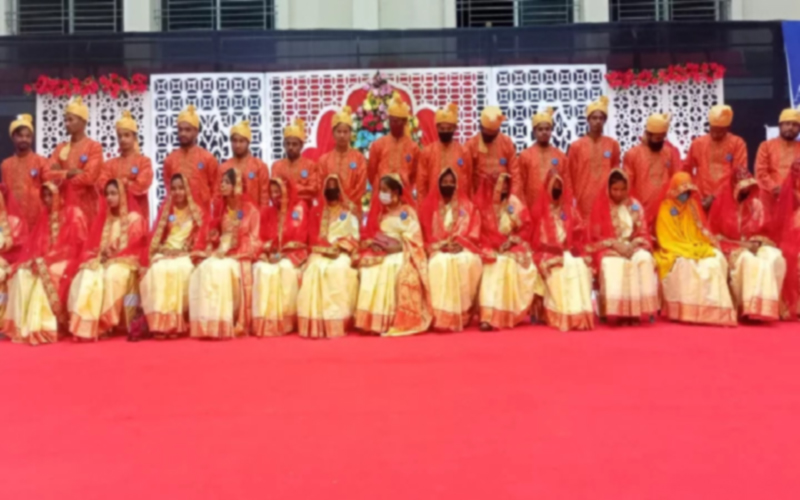 এক আসরে যৌতুকবিহীন ১৫ বিয়ে