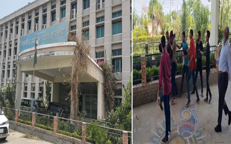 ছাত্রলীগের ২ গ্রুপের সংঘর্ষ, সাতক্ষীরা মেডিক্যালের হল বন্ধ ও শিক্ষার্থীদের হলত্যাগের নির্দেশ