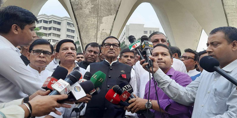 বিএনপি বিদেশি প্রভুদের দাসত্ব করে ক্ষমতার জন্য: ওবায়দুল কাদের