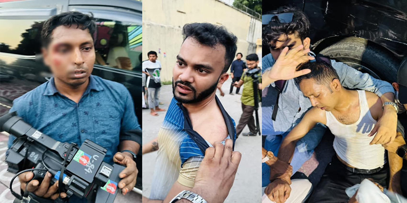 এফডিসিতে সাংবাদিকদের ওপর হামলা, আহত ১০