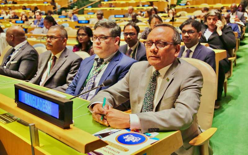 জাতিসংঘে তিন বছর মেয়াদী ইকোসোক নির্বাচনে বিজয়ী বাংলাদেশ