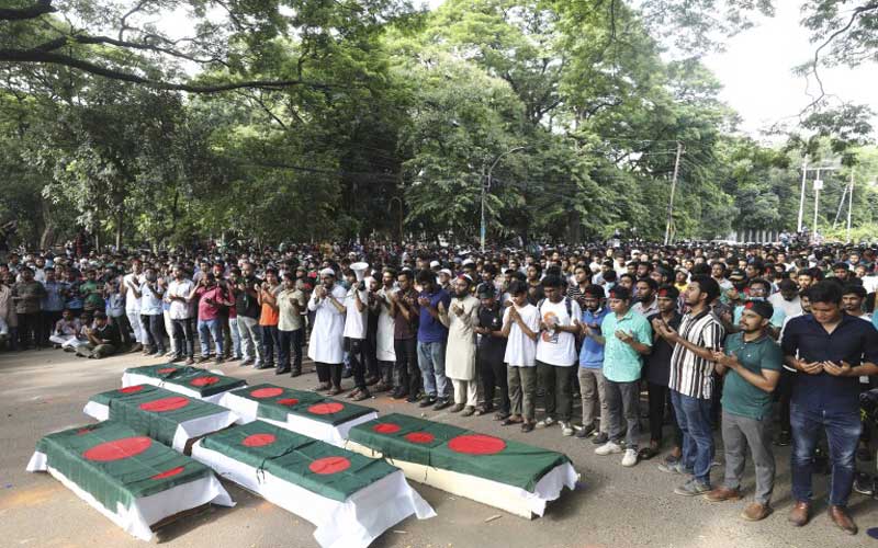 গুলি ও সহিংসতায় নিহতের সঠিক সংখ্যা ২৬৬ জন