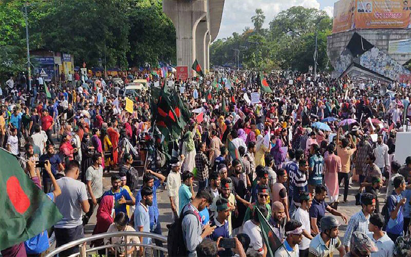 আজ বৈষম্যবিরোধী ছাত্র আন্দোলনের বিক্ষোভ