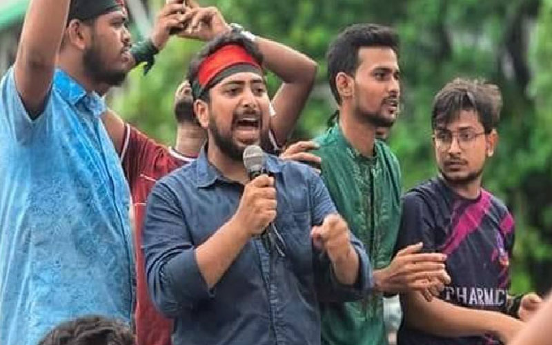 সরকারের সঙ্গে আলোচনায় বসার পরিকল্পনা নেই: সমন্বয়ক নাহিদ