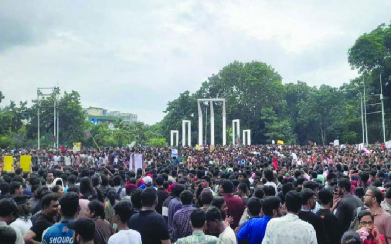কাল সমাবেশ, মঙ্গলবার ‘লং মার্চ টু ঢাকা’ ঘোষণা আন্দোলনকারীদের