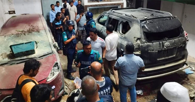 শিক্ষামন্ত্রী নওফেলের বাসায় হামলা