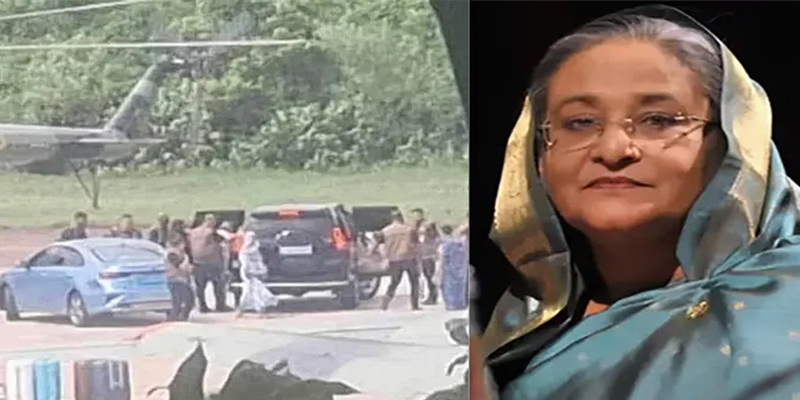 গাজিয়াবাদের বিমানঘাঁটিতে অবতরণ শেখ হাসিনার, পরবর্তী গন্তব্য লন্ডন!