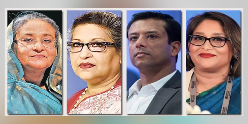 শেখ হাসিনা, রেহানা, জয় ও পুতুলের বিরুদ্ধে হত্যা মামলা