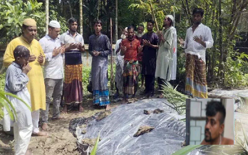 মা-বাবা-ভাইয়ের কবরের পাশে চিরনিদ্রায় শায়িত তোফাজ্জল