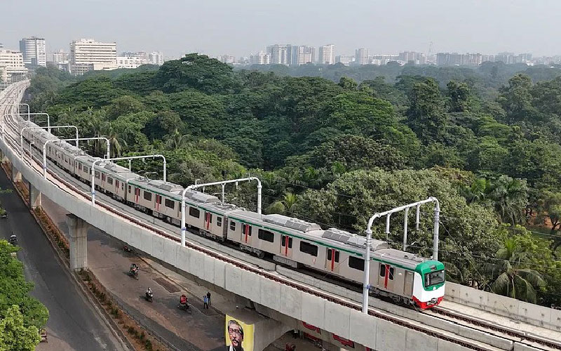 শুক্রবারের পর থেকে প্রতিদিন চলবে মেট্রোরেল