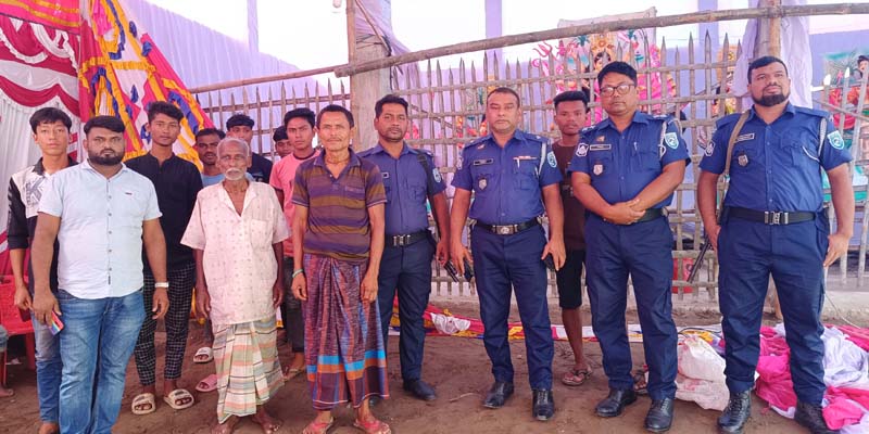 রুহিয়ায় প্রতিটি পূজা মন্ডপ সিসি ক্যামেরার আওতায়