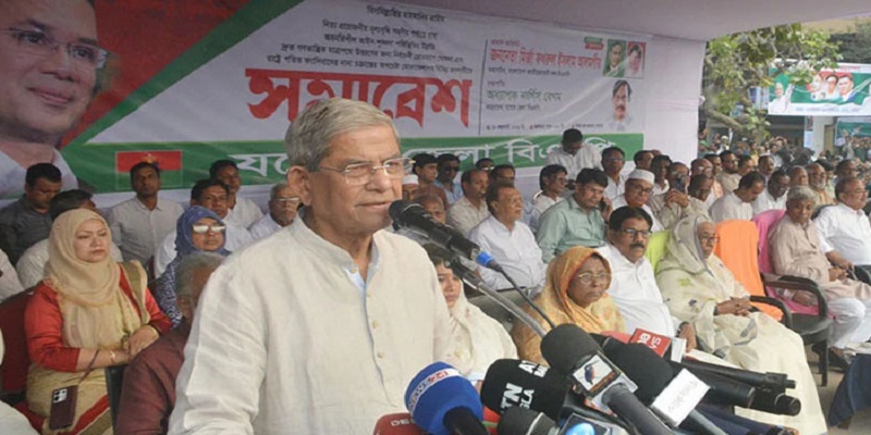 ক্ষমতার চেয়ার ছেড়ে নির্বাচনে অংশগ্রহণ করুন: মির্জা ফখরুল
