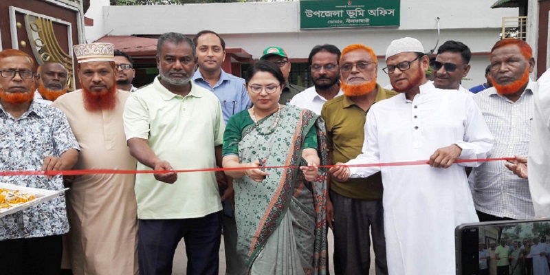 ডোমারে ভূমি মেলার শুভ উদ্বোধন ও জনসচেতনতা মূলক সভা