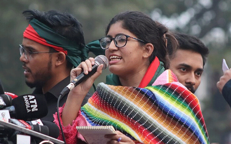 বৈষম্যবিরোধী ছাত্র আন্দোলন থেকে সরে দাঁড়ালেন মুখপাত্র উমামা ফাতেমা