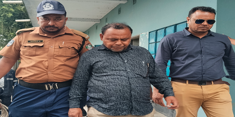 সৈয়দপুরে  রেললাইন পাচারের ঘটনায় পিডাব্লিউ ইনচার্জ সুলতান মৃধা গ্রেফতার